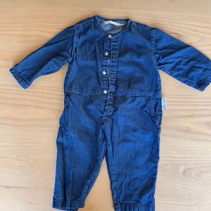 Tiny Cottons Baby Denim Jumpsuit